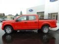 2015 Race Red Ford F150 XLT SuperCrew 4x4  photo #2