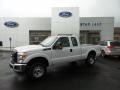 Oxford White - F250 Super Duty XL Super Cab 4x4 Photo No. 1