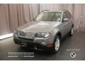 2007 Silver Grey Metallic BMW X3 3.0si  photo #1