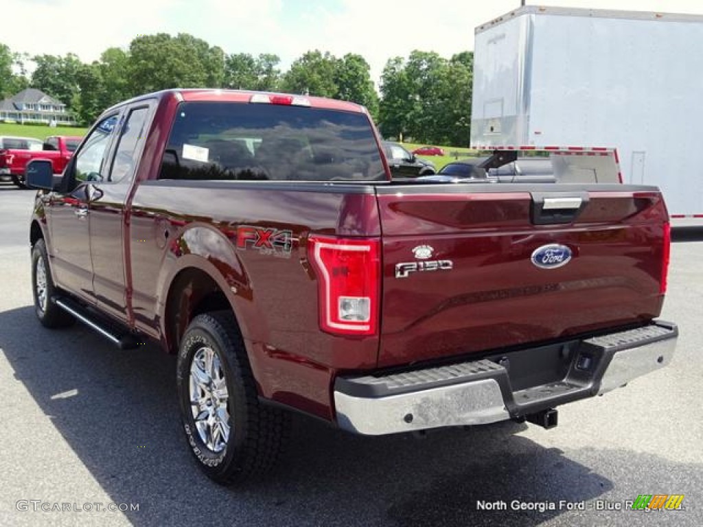 2015 F150 XLT SuperCab 4x4 - Bronze Fire Metallic / Medium Earth Gray photo #3