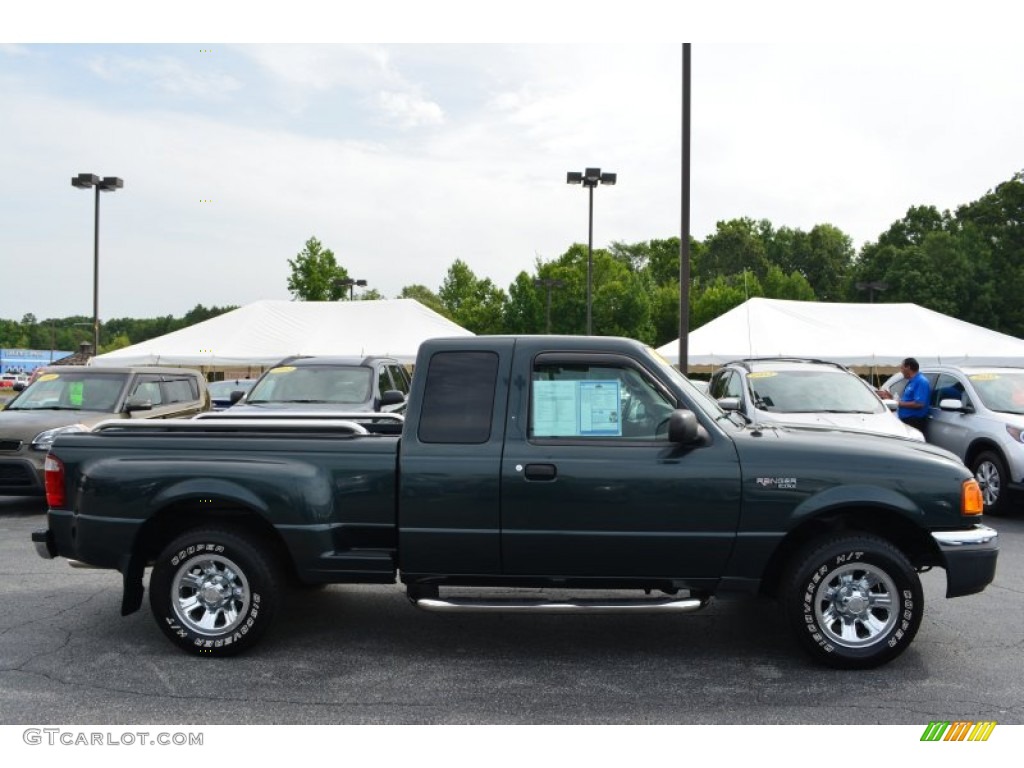 Dark Green Metallic 2004 Ford Ranger XLT SuperCab Exterior Photo #105117336