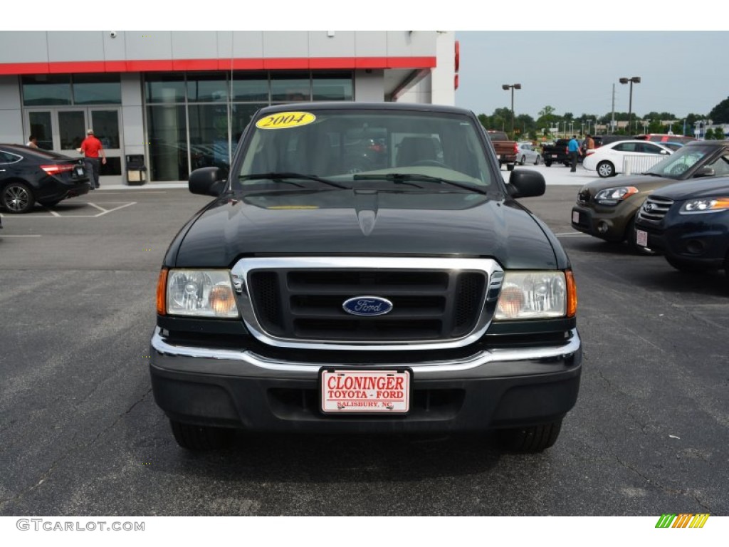 2004 Ranger XLT SuperCab - Dark Green Metallic / Black/Medium Pebble photo #23