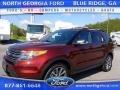 2015 Bronze Fire Ford Explorer XLT 4WD  photo #1