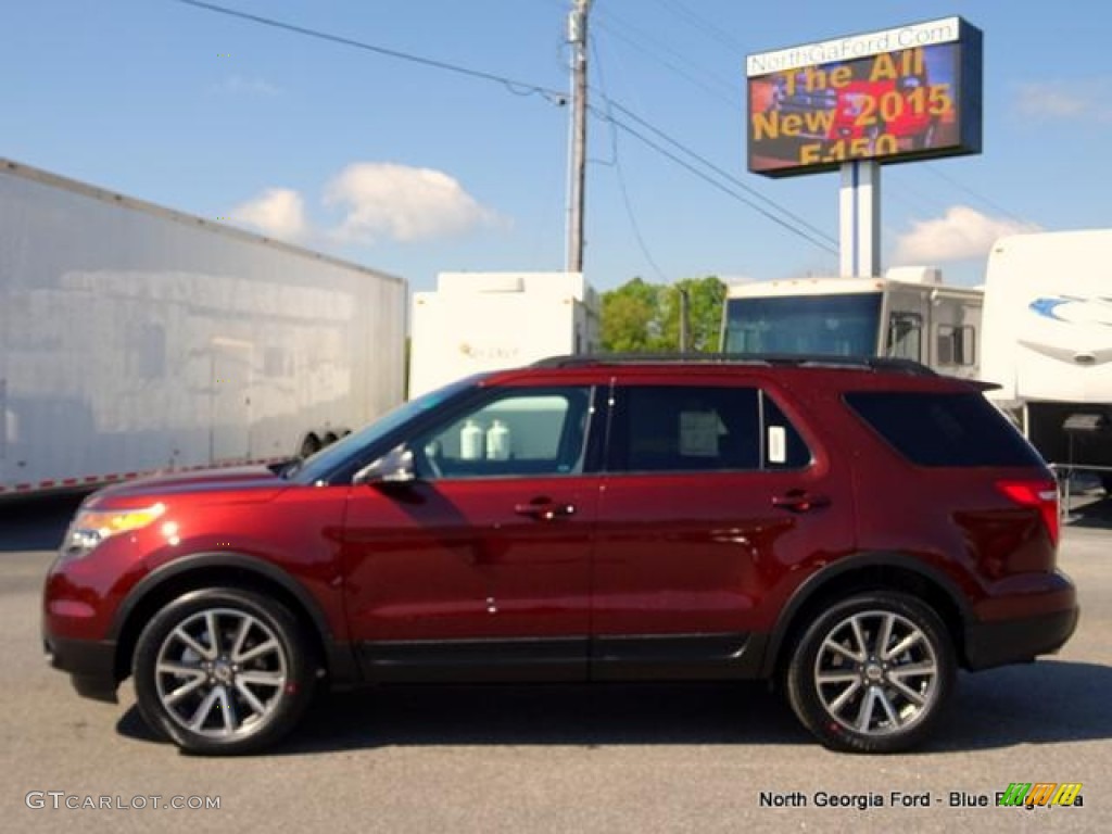 2015 Explorer XLT 4WD - Bronze Fire / Charcoal Black photo #2