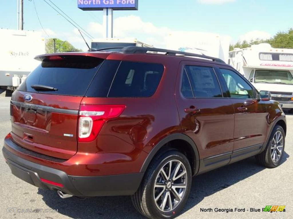 2015 Explorer XLT 4WD - Bronze Fire / Charcoal Black photo #5