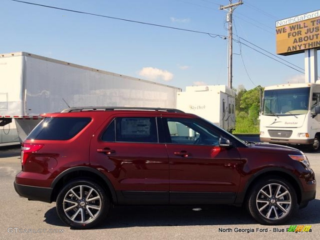 2015 Explorer XLT 4WD - Bronze Fire / Charcoal Black photo #6