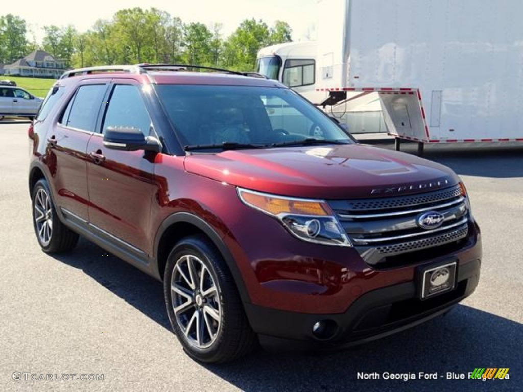 2015 Explorer XLT 4WD - Bronze Fire / Charcoal Black photo #7