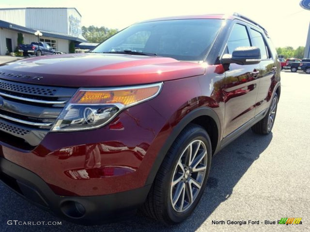 2015 Explorer XLT 4WD - Bronze Fire / Charcoal Black photo #33