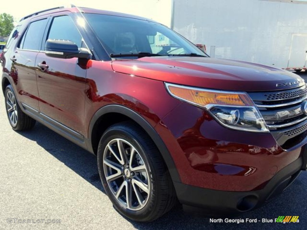 2015 Explorer XLT 4WD - Bronze Fire / Charcoal Black photo #34