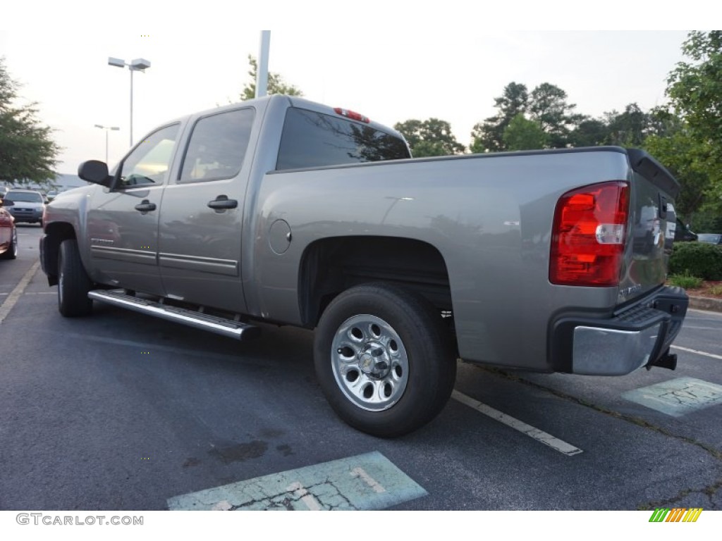 2012 Silverado 1500 LS Crew Cab - Graystone Metallic / Dark Titanium photo #2