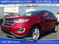 Ruby Red Metallic 2015 Ford Edge SEL AWD