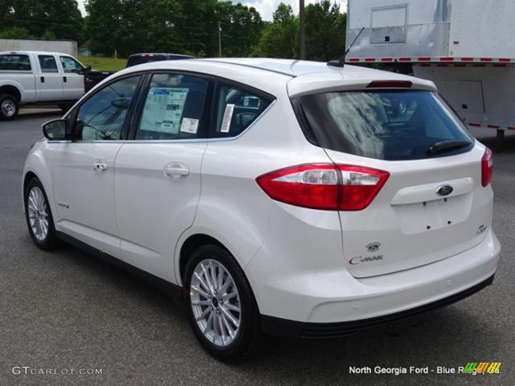 2015 C-Max Hybrid SEL - White Platinum Tricoat / Medium Light Stone photo #2