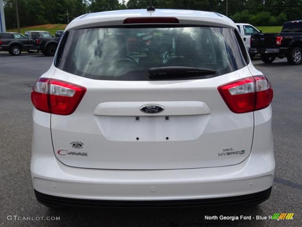2015 C-Max Hybrid SEL - White Platinum Tricoat / Medium Light Stone photo #3