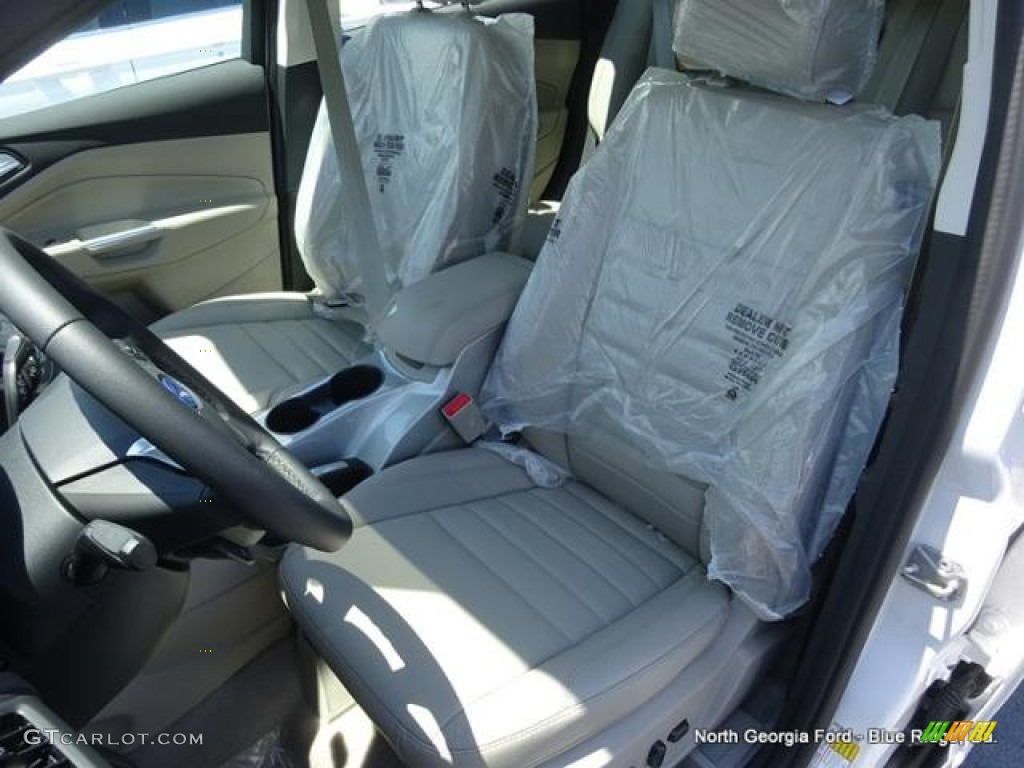2015 C-Max Hybrid SEL - White Platinum Tricoat / Medium Light Stone photo #9