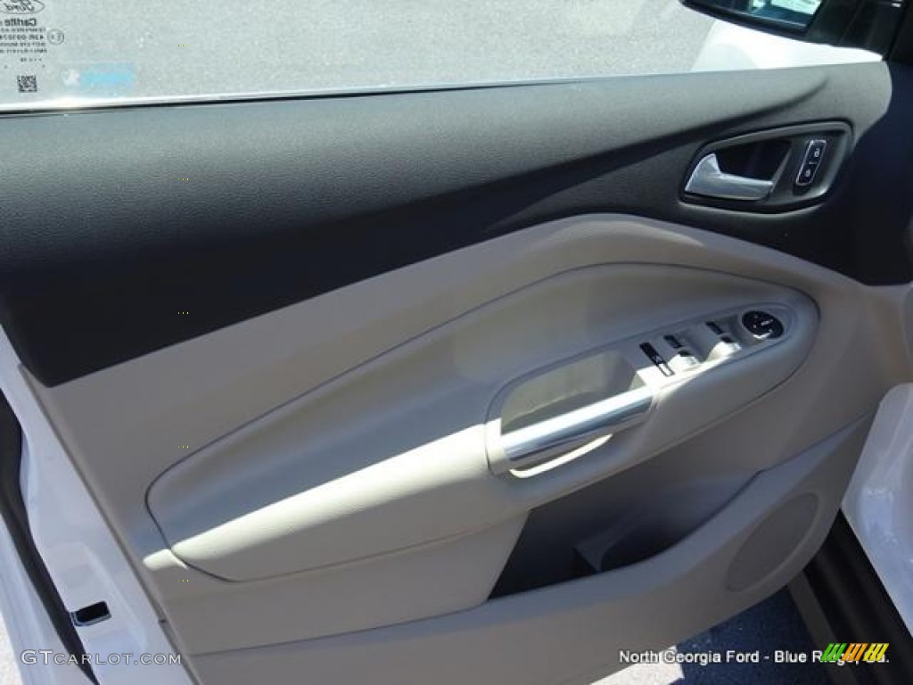 2015 C-Max Hybrid SEL - White Platinum Tricoat / Medium Light Stone photo #24