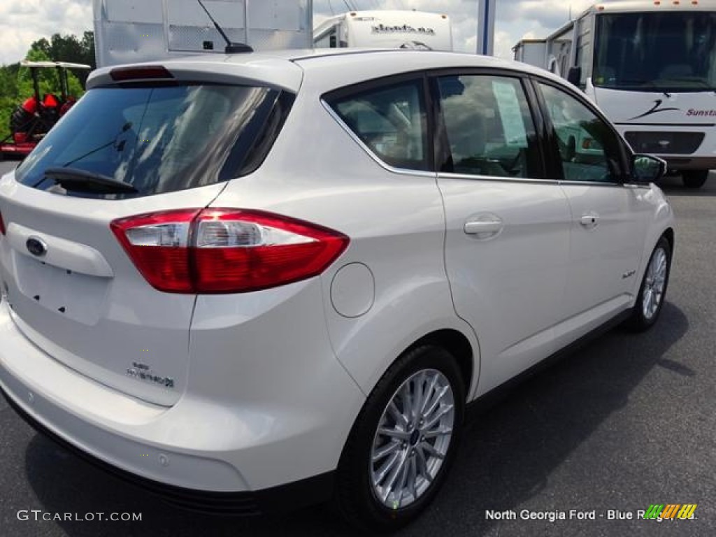 2015 C-Max Hybrid SEL - White Platinum Tricoat / Medium Light Stone photo #31