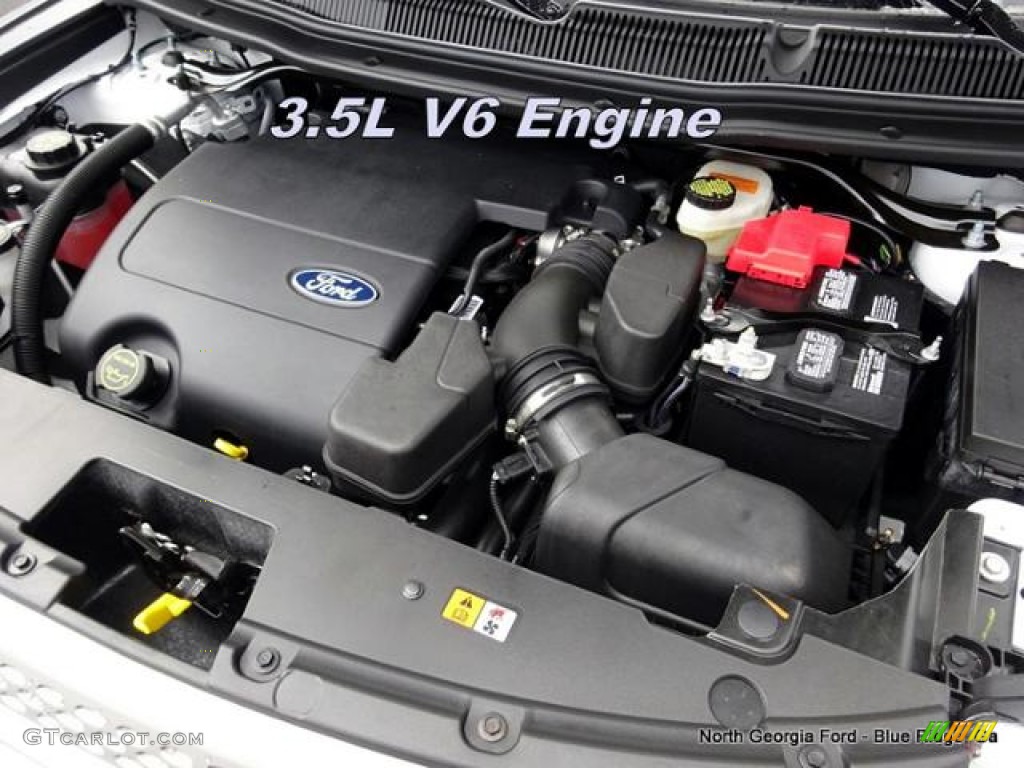 2015 Explorer FWD - Oxford White / Medium Light Stone photo #4