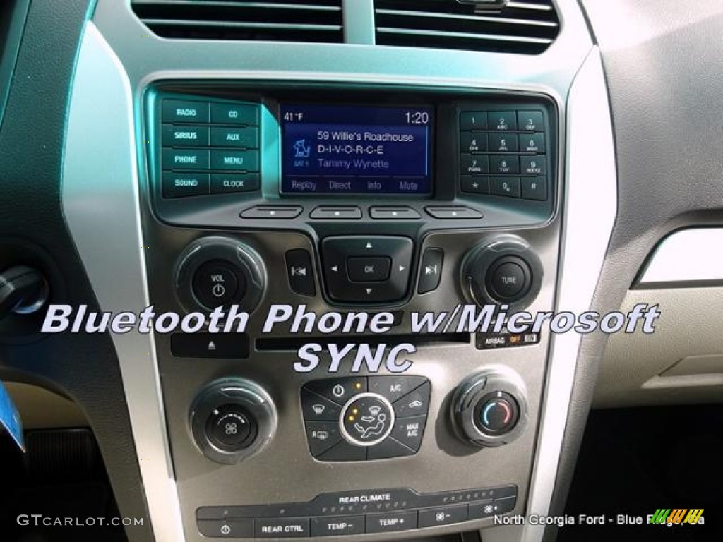 2015 Explorer FWD - Oxford White / Medium Light Stone photo #20