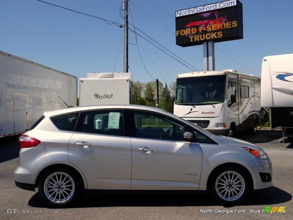 2015 C-Max Hybrid SEL - Ingot Silver Metallic / Charcoal Black photo #6