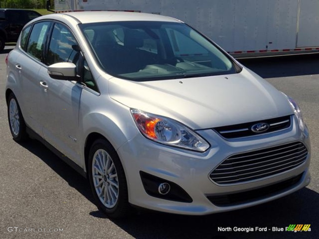 2015 C-Max Hybrid SEL - Ingot Silver Metallic / Charcoal Black photo #7