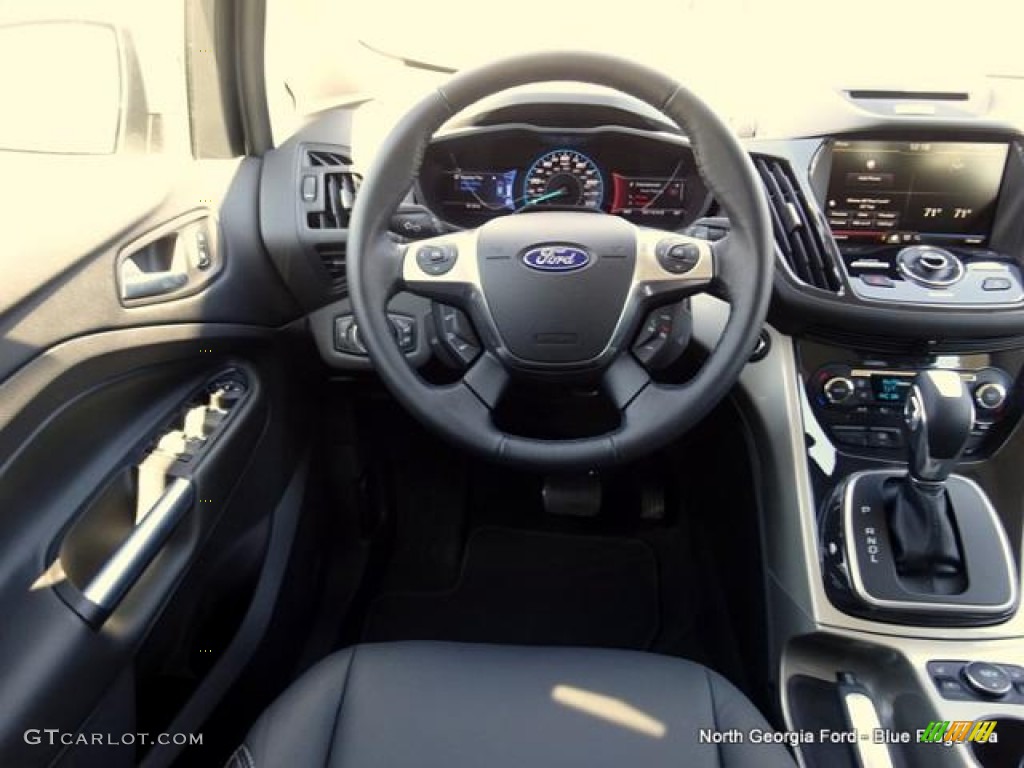 2015 C-Max Hybrid SEL - Ingot Silver Metallic / Charcoal Black photo #17