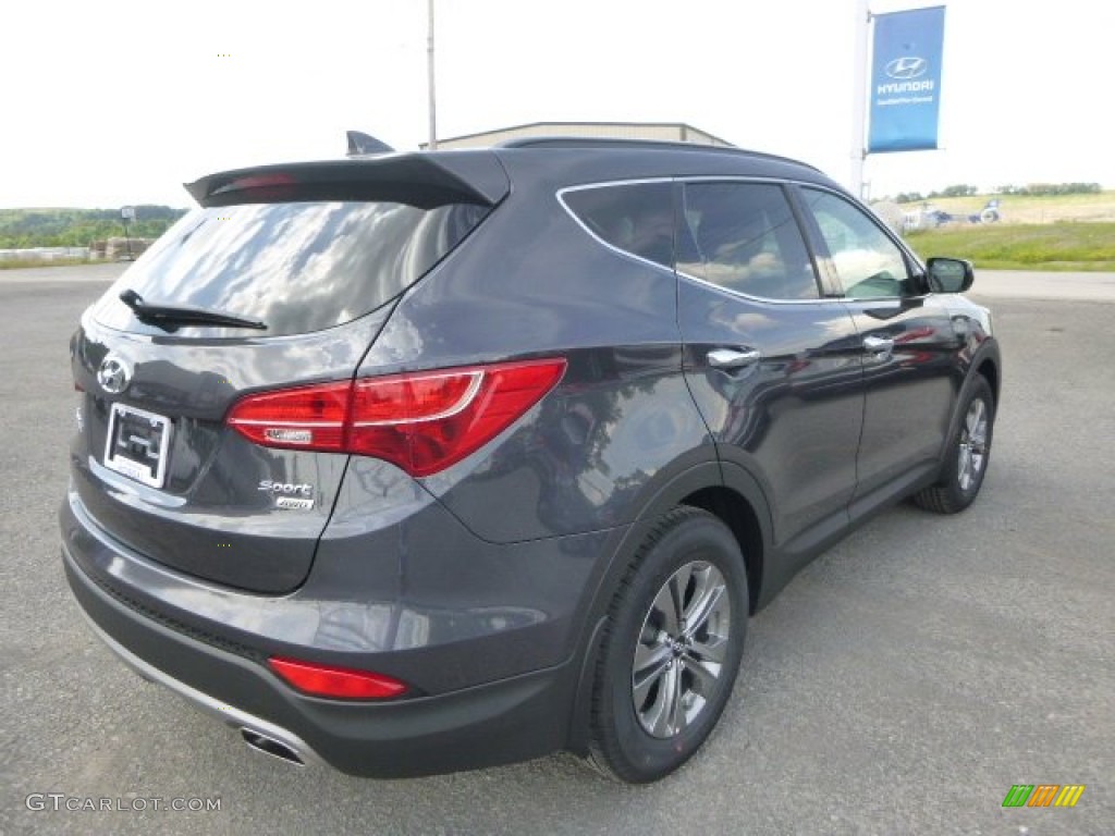 2015 Tucson SE AWD - Graphite Gray / Beige photo #4