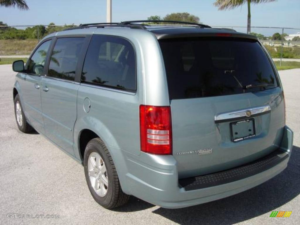 2009 Town & Country Touring - Clearwater Blue Pearl / Medium Slate Gray/Light Shale photo #4
