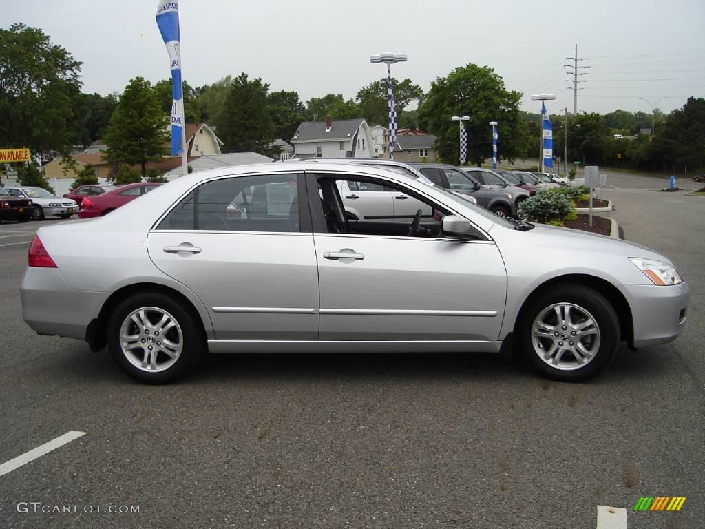 2006 Accord EX Sedan - Alabaster Silver Metallic / Black photo #6