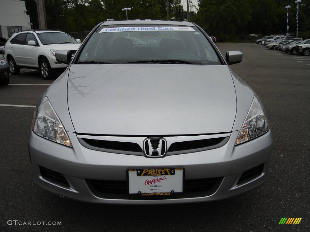 2006 Accord EX Sedan - Alabaster Silver Metallic / Black photo #8