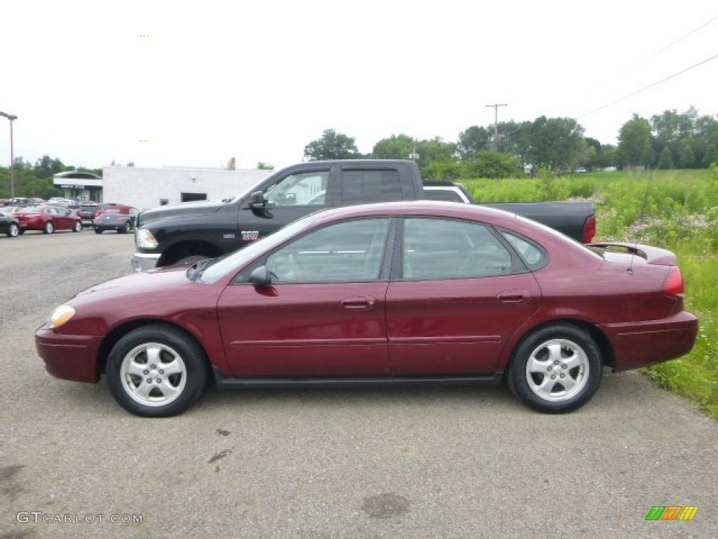 2007 Taurus SE - Merlot Metallic / Medium/Dark Pebble photo #2