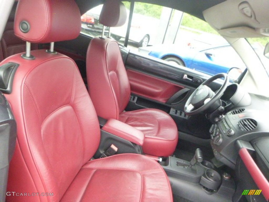2005 New Beetle Dark Flint Edition Convertible - Dark Flint Metallic / Bordeaux Red photo #11
