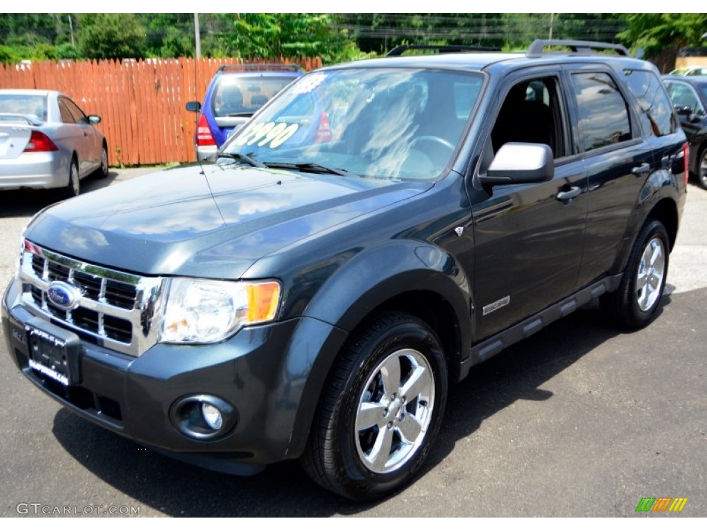 2008 Escape XLT V6 4WD - Tungsten Grey Metallic / Charcoal photo #3