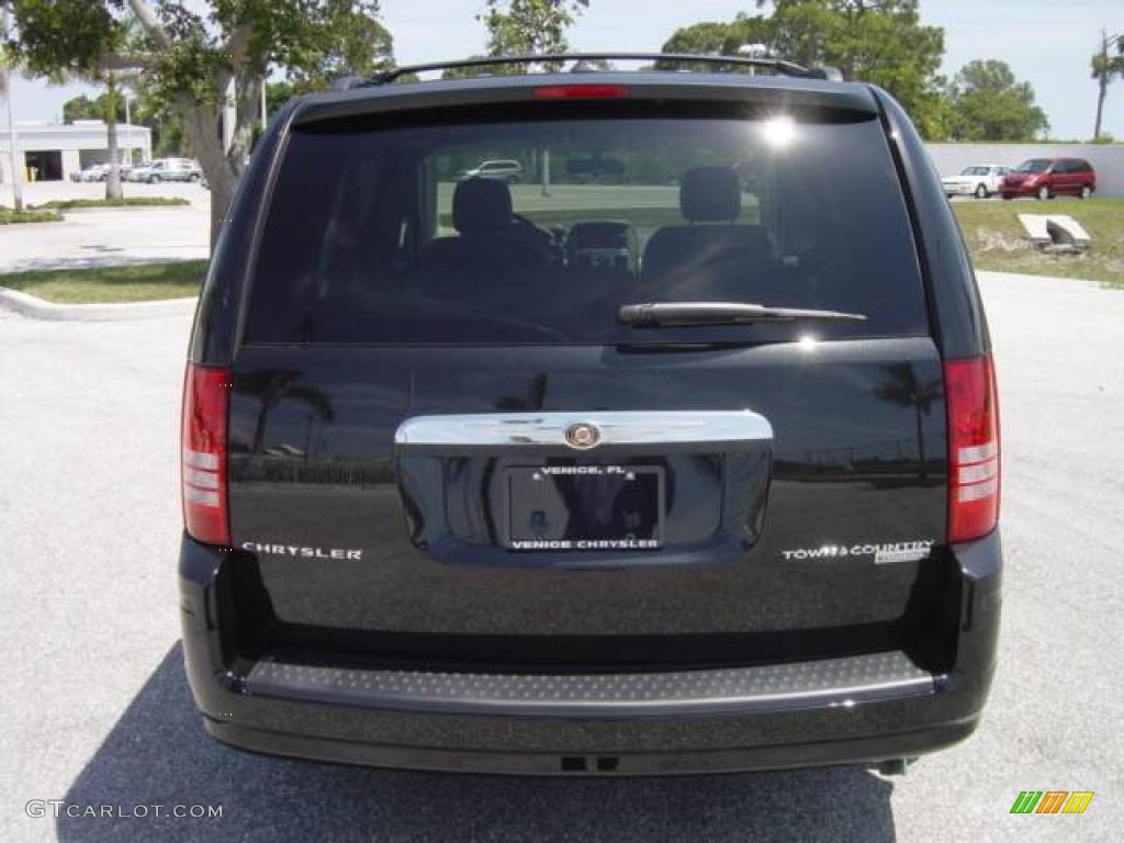 2009 Town & Country Touring - Brilliant Black Crystal Pearl / Medium Slate Gray/Light Shale photo #5