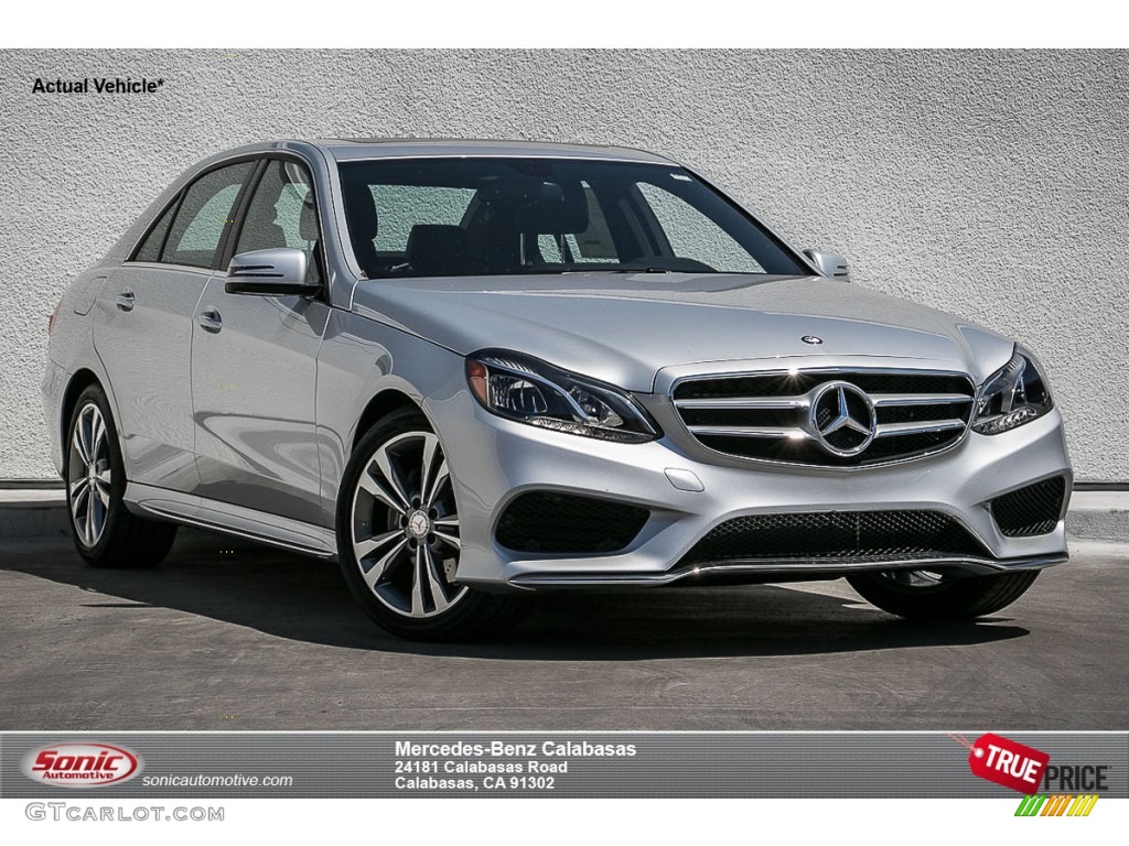 2016 E 350 Sedan - Iridium Silver Metallic / Black photo #1