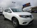 Pearl White 2015 Nissan Rogue SL AWD