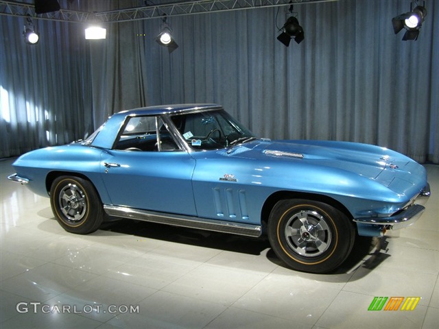 1966 Corvette Sting Ray Coupe - Nassau Blue / Black photo #2