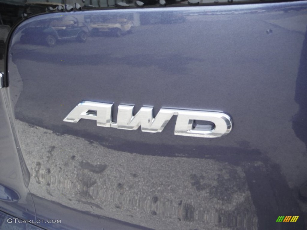 2012 CR-V EX-L 4WD - Twilight Blue Metallic / Gray photo #9