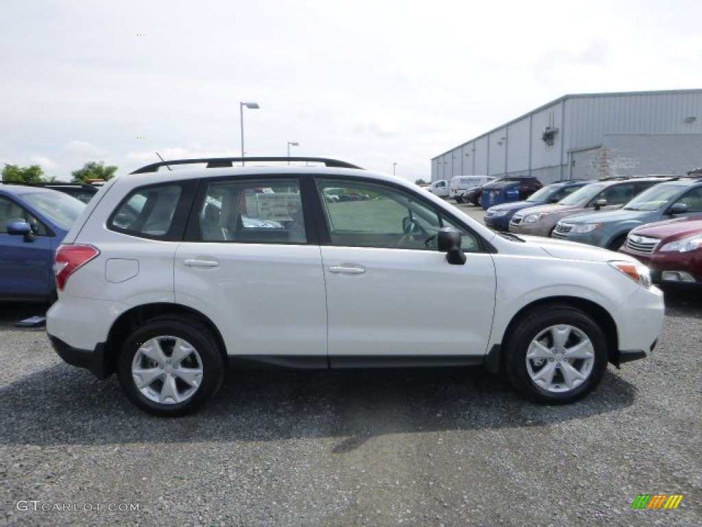 2015 Forester 2.5i - Satin White Pearl / Gray photo #3