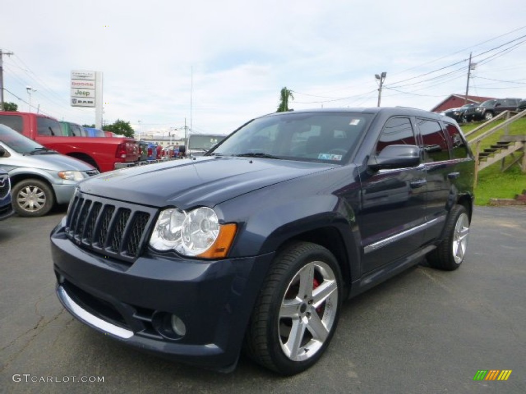 Modern Blue Pearl 2009 Jeep Grand Cherokee SRT-8 4x4 Exterior Photo #105137056