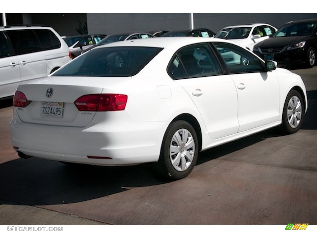 2011 Jetta SE Sedan - Candy White / Titan Black photo #11