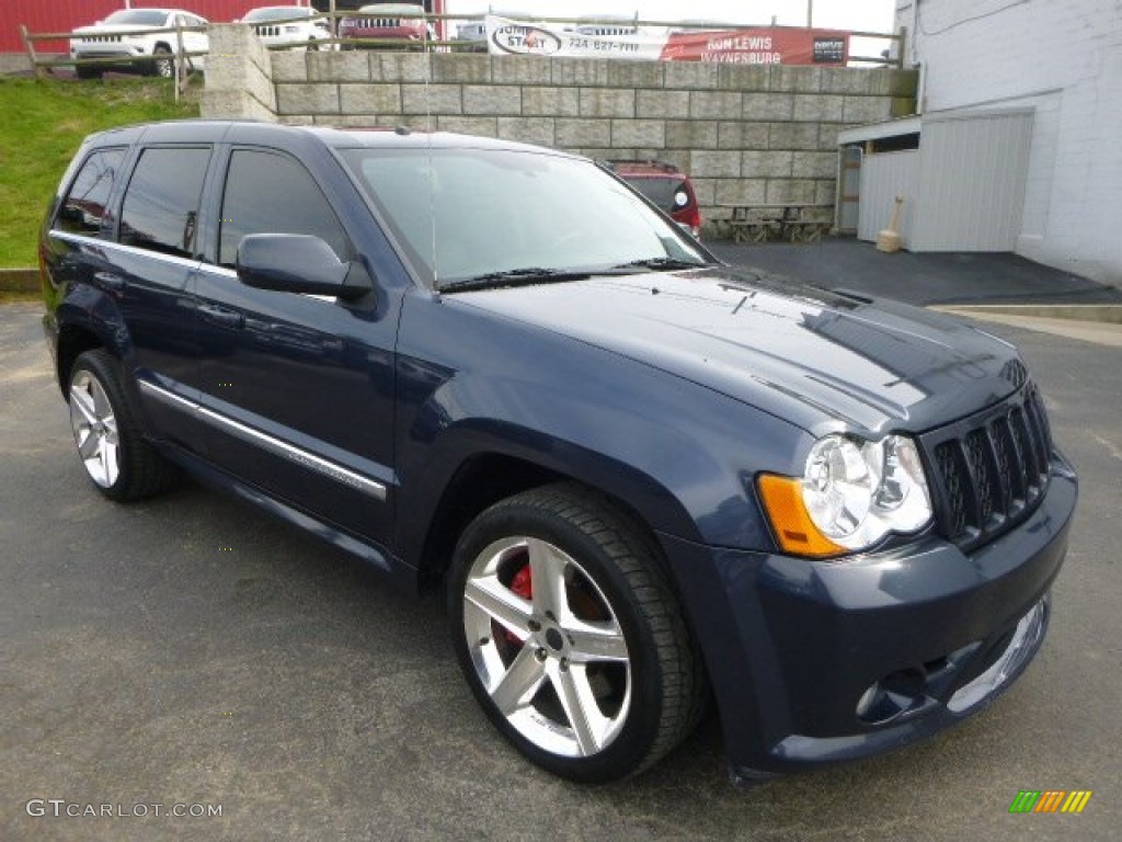 Modern Blue Pearl 2009 Jeep Grand Cherokee SRT-8 4x4 Exterior Photo #105137155
