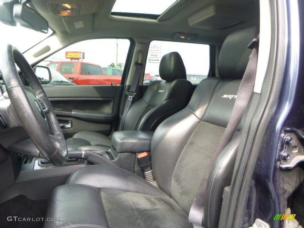 Dark Slate Gray Royale Leather Interior 2009 Jeep Grand Cherokee SRT-8 4x4 Photo #105137200