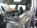 2009 Jeep Grand Cherokee Dark Slate Gray Royale Leather Interior Front Seat Photo