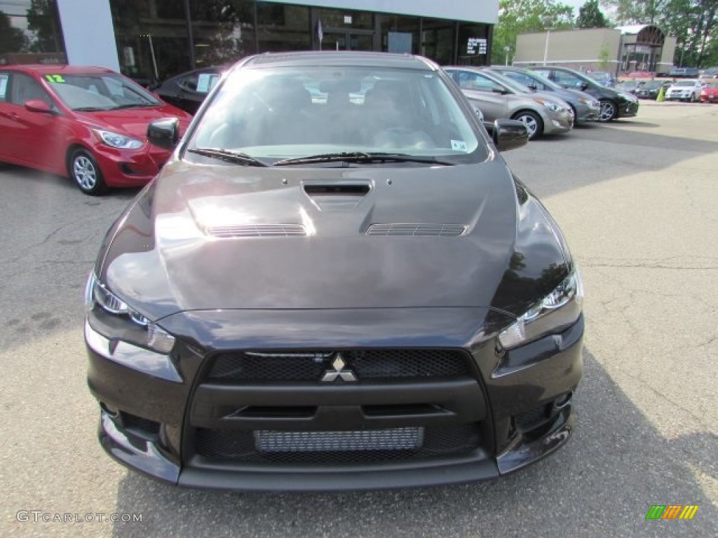 2013 Lancer Evolution GSR - Phantom Black / Black photo #2