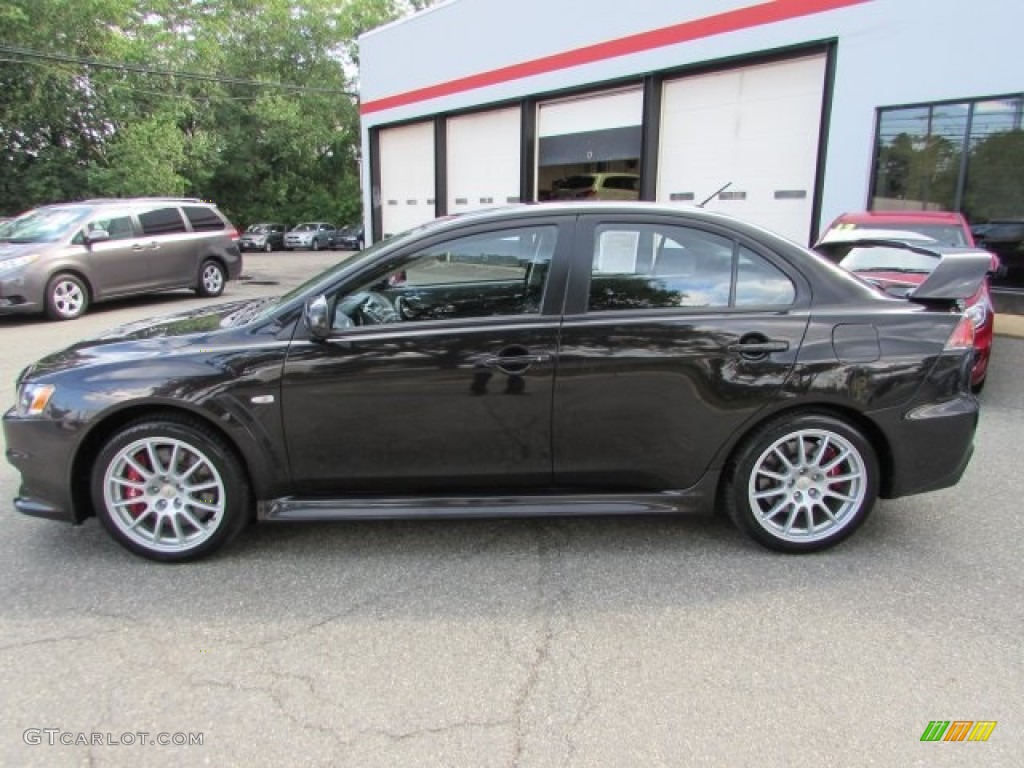 2013 Lancer Evolution GSR - Phantom Black / Black photo #4