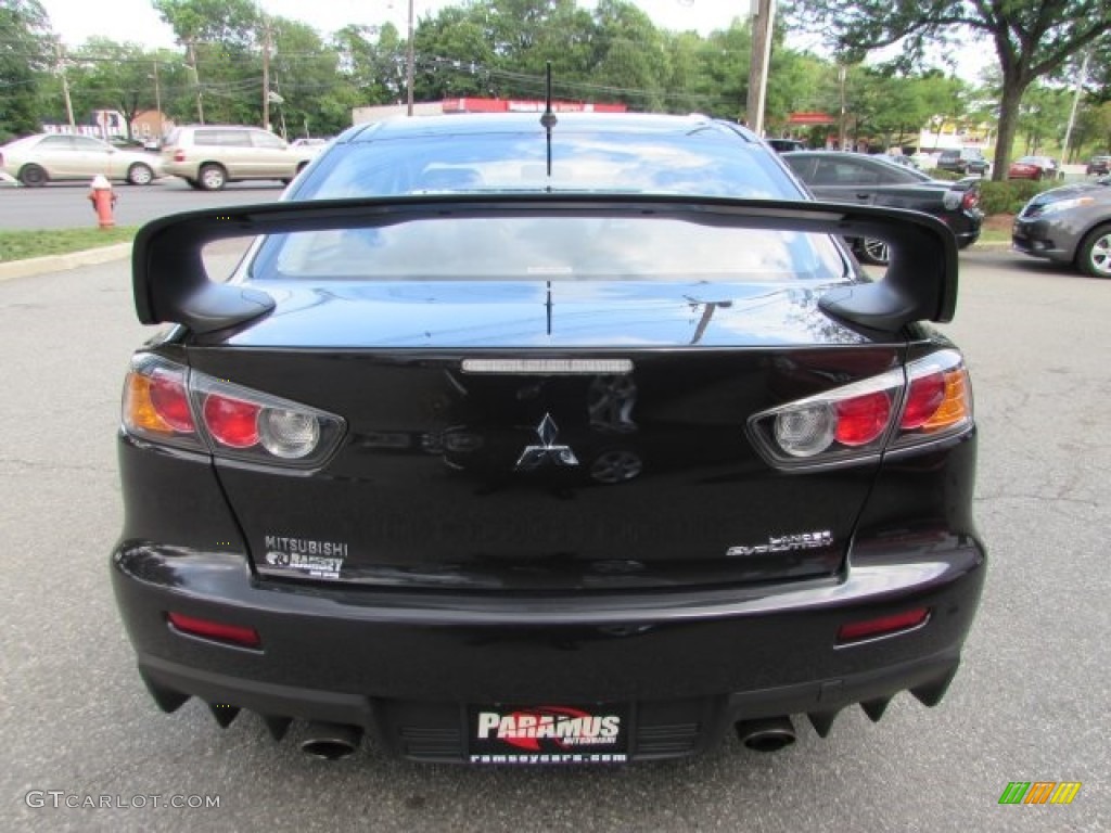 2013 Lancer Evolution GSR - Phantom Black / Black photo #6