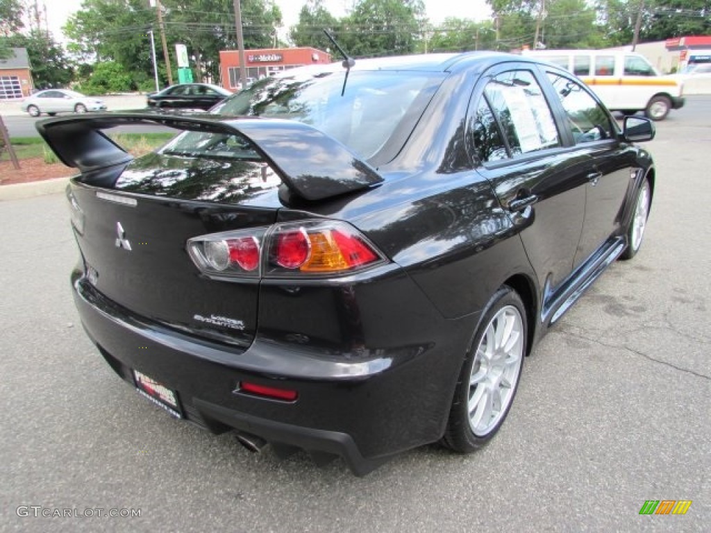 2013 Lancer Evolution GSR - Phantom Black / Black photo #7