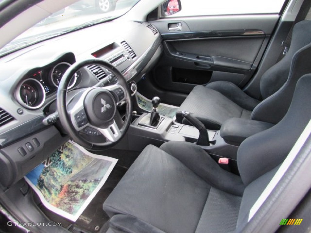2013 Lancer Evolution GSR - Phantom Black / Black photo #13