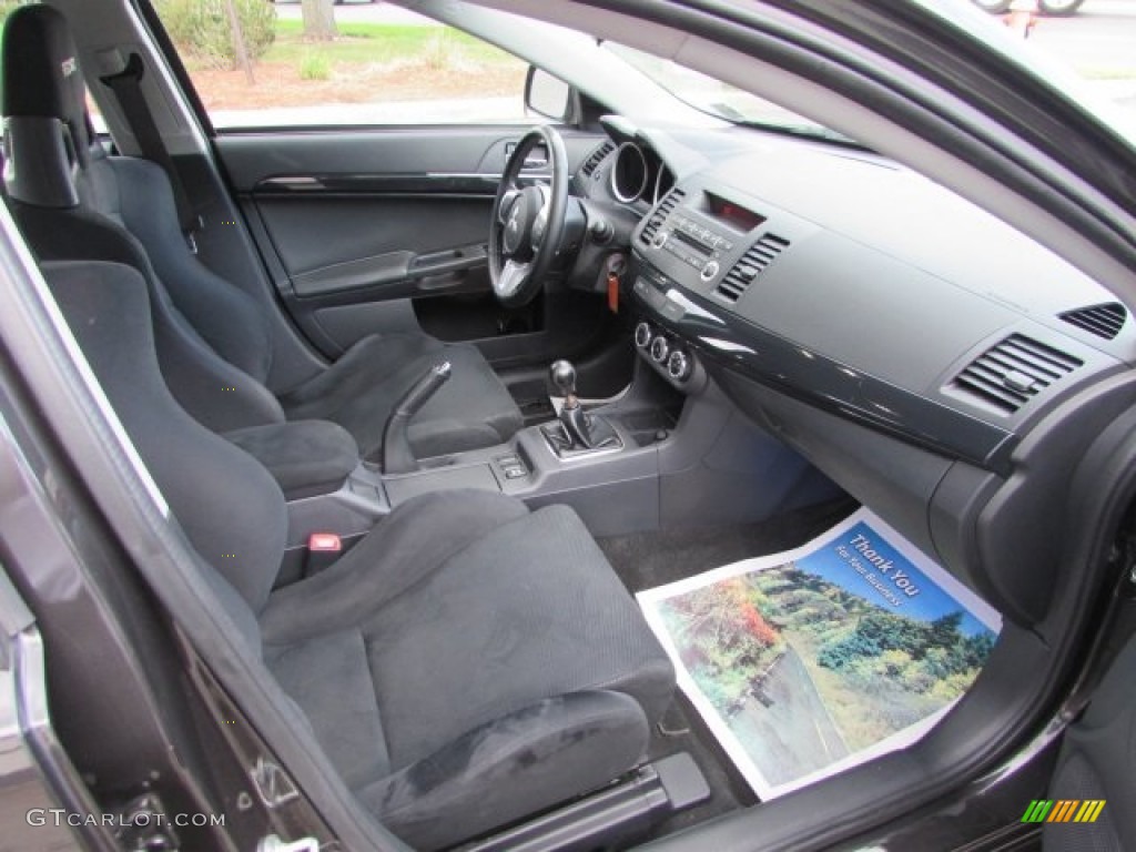 2013 Lancer Evolution GSR - Phantom Black / Black photo #32
