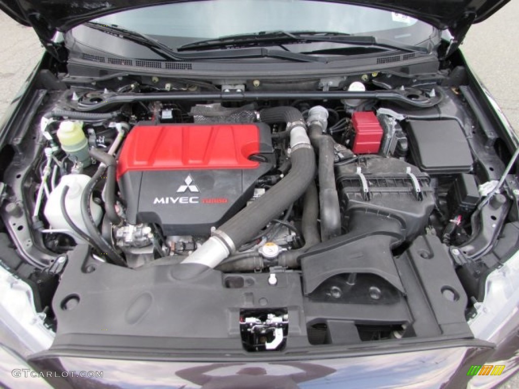2013 Lancer Evolution GSR - Phantom Black / Black photo #34